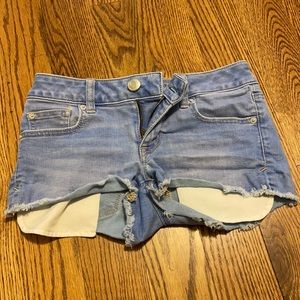 American Eagle jean shorts.